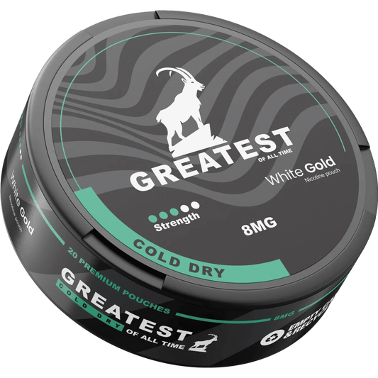 Greatest cold dry nicotine pouches 8mg