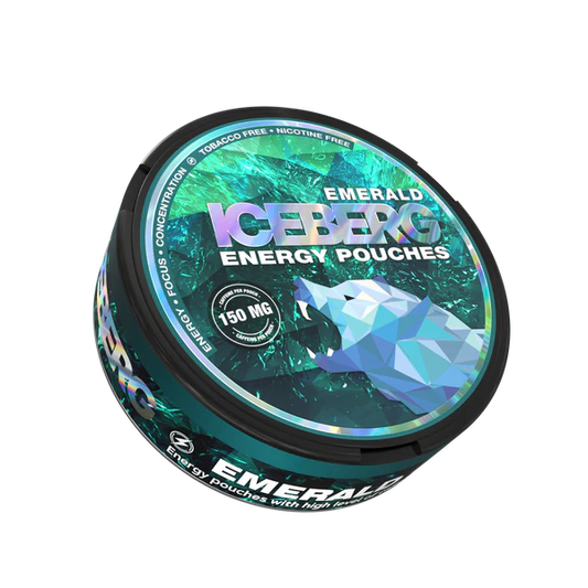 Iceberg emerald caffeine pouches - 150mg