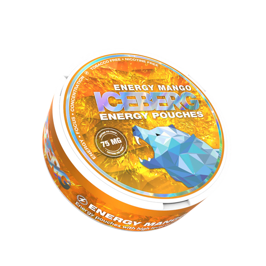 Iceberg energy mango caffeine pouches - 75mg