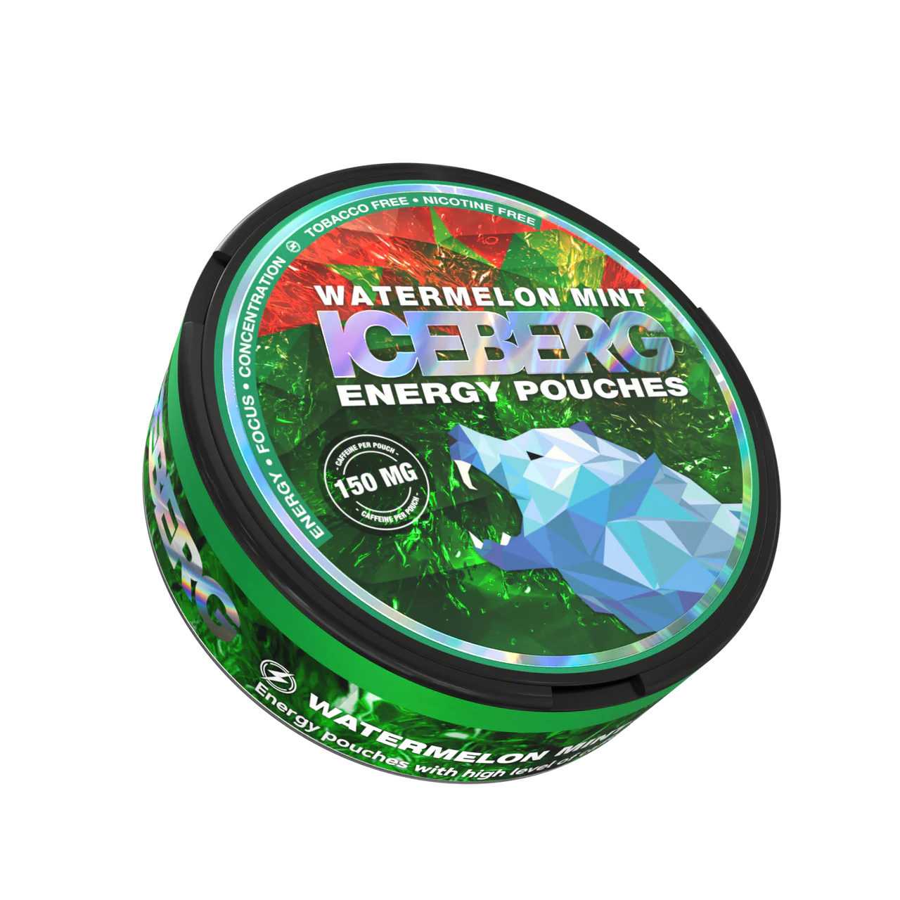 Iceberg watermelon mint caffeine pouches 150mg