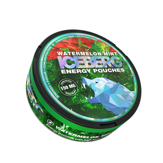Iceberg watermelon mint caffeine pouches 150mg