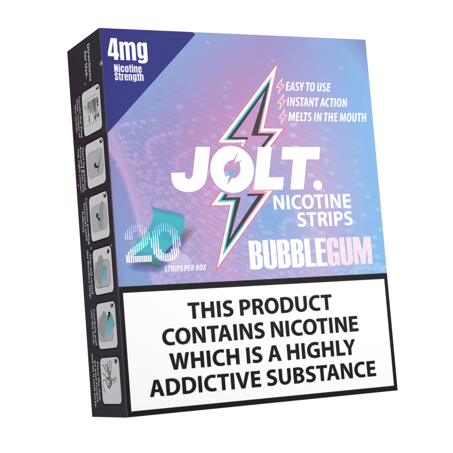 Bubblegum nicotine strips