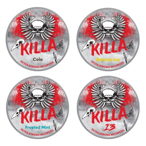 Killa 4 Pack Bundle - 16mg