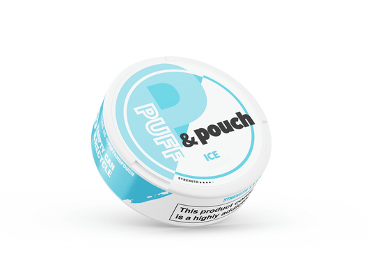 Puff and Pouch special blend ice nicotine pouches