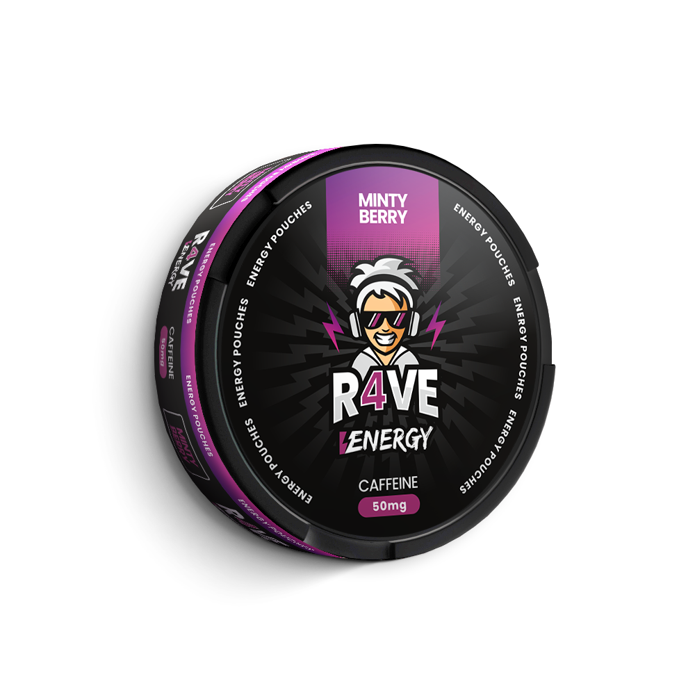 RV4E Mint Berry Caffeine Pouches