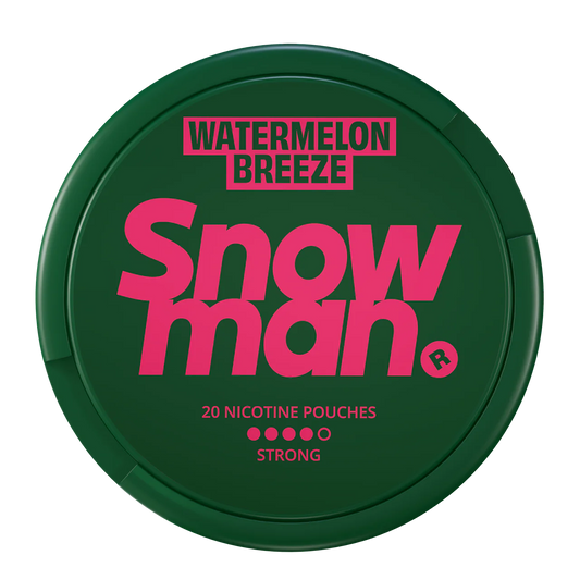 Snowman watermelon breeze nicotine pouches