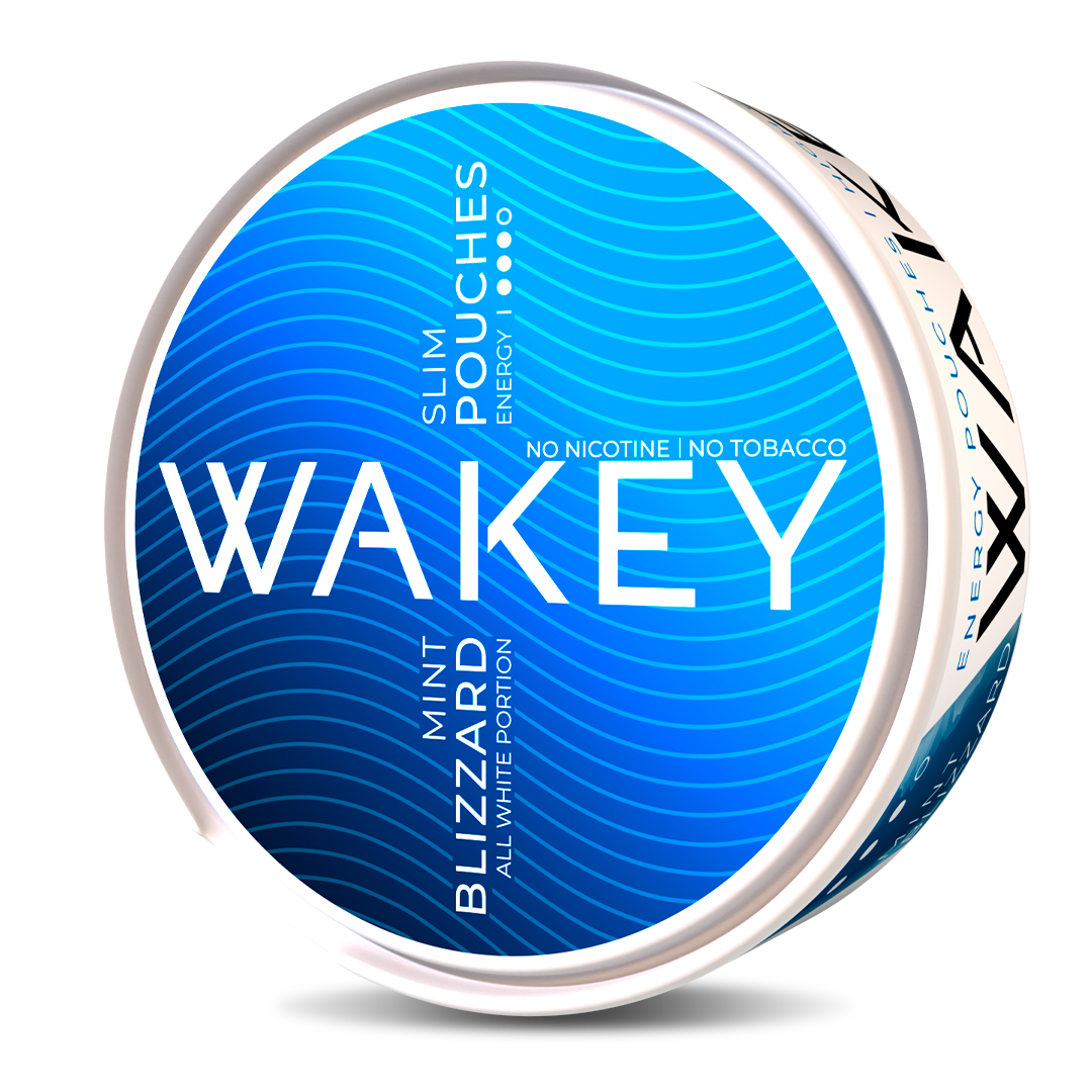 Wakey Blizzard Mint caffeine pouches