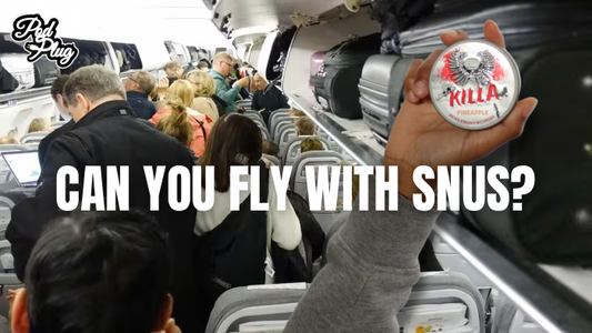 Can you take snus and nicotine pouches on a plane?