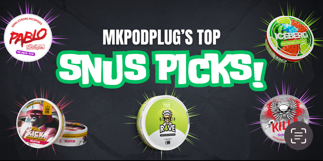 Top Snus Picks from MKPodPlug: Discover the Best Nicotine Pouches for 2024
