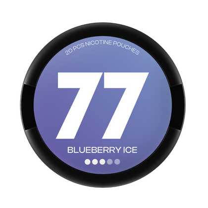 77 Blueberry Ice nicotine pouches 10.4mg