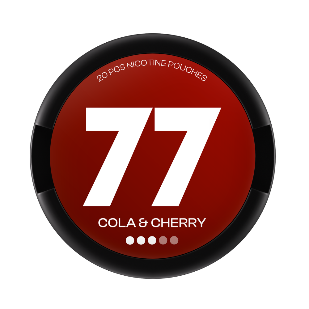 77 Cola Cherry nicotine pouches 10.4mg
