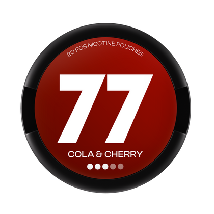 77 Cola Cherry nicotine pouches 10.4mg