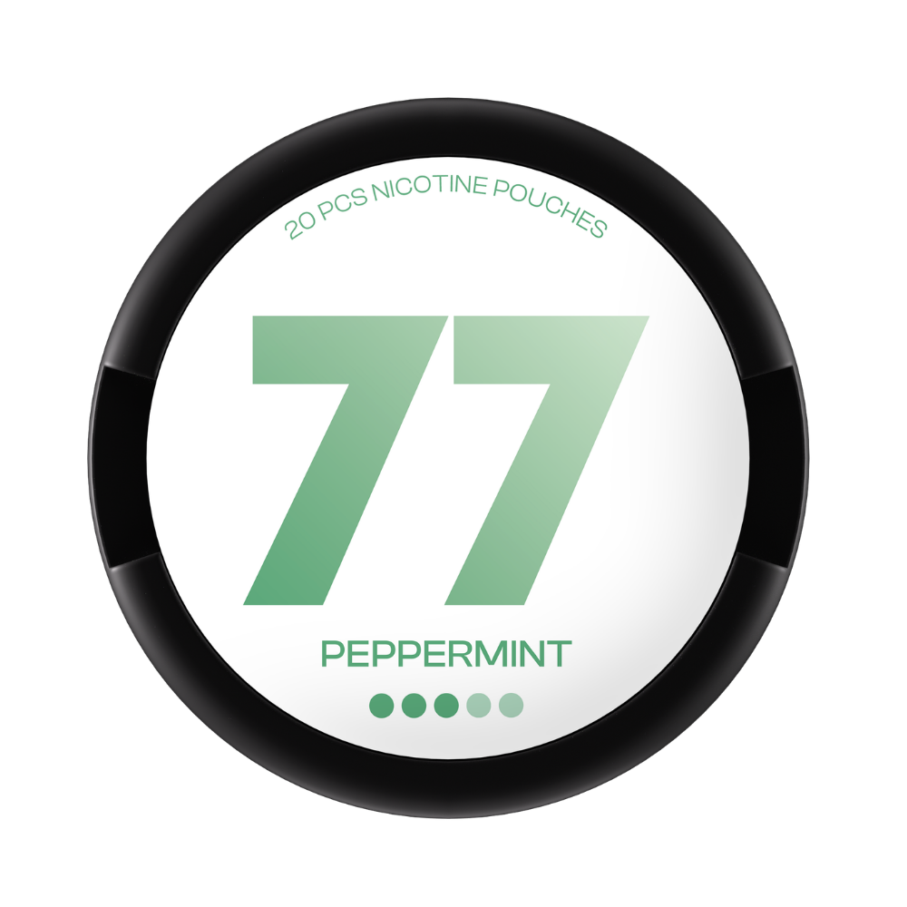 77 Peppermint nicotine pouches 10.4mg