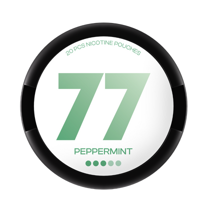 77 Peppermint nicotine pouches 10.4mg