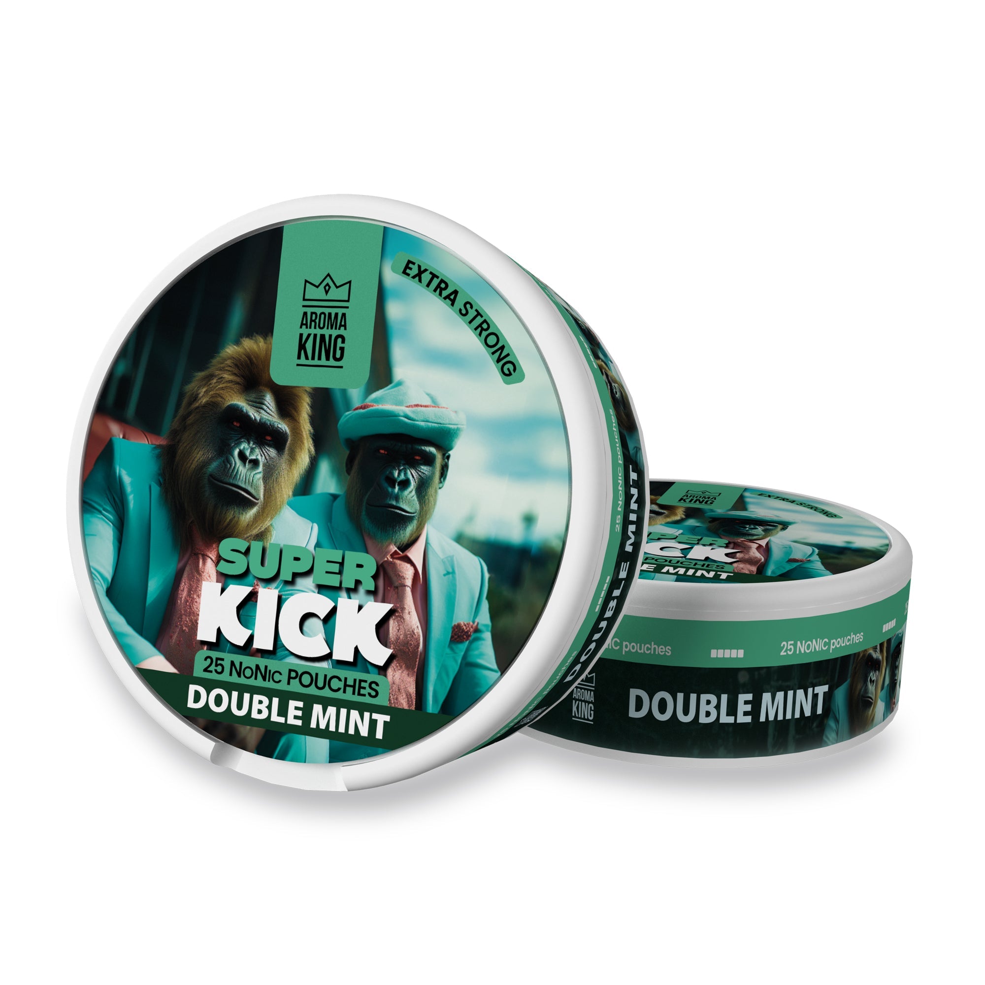 Aroma King Super Kick NoNic Double Mint - 25mg