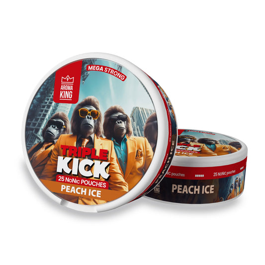 Aroma King Triple Kick NoNic Peach Ice - 20mg