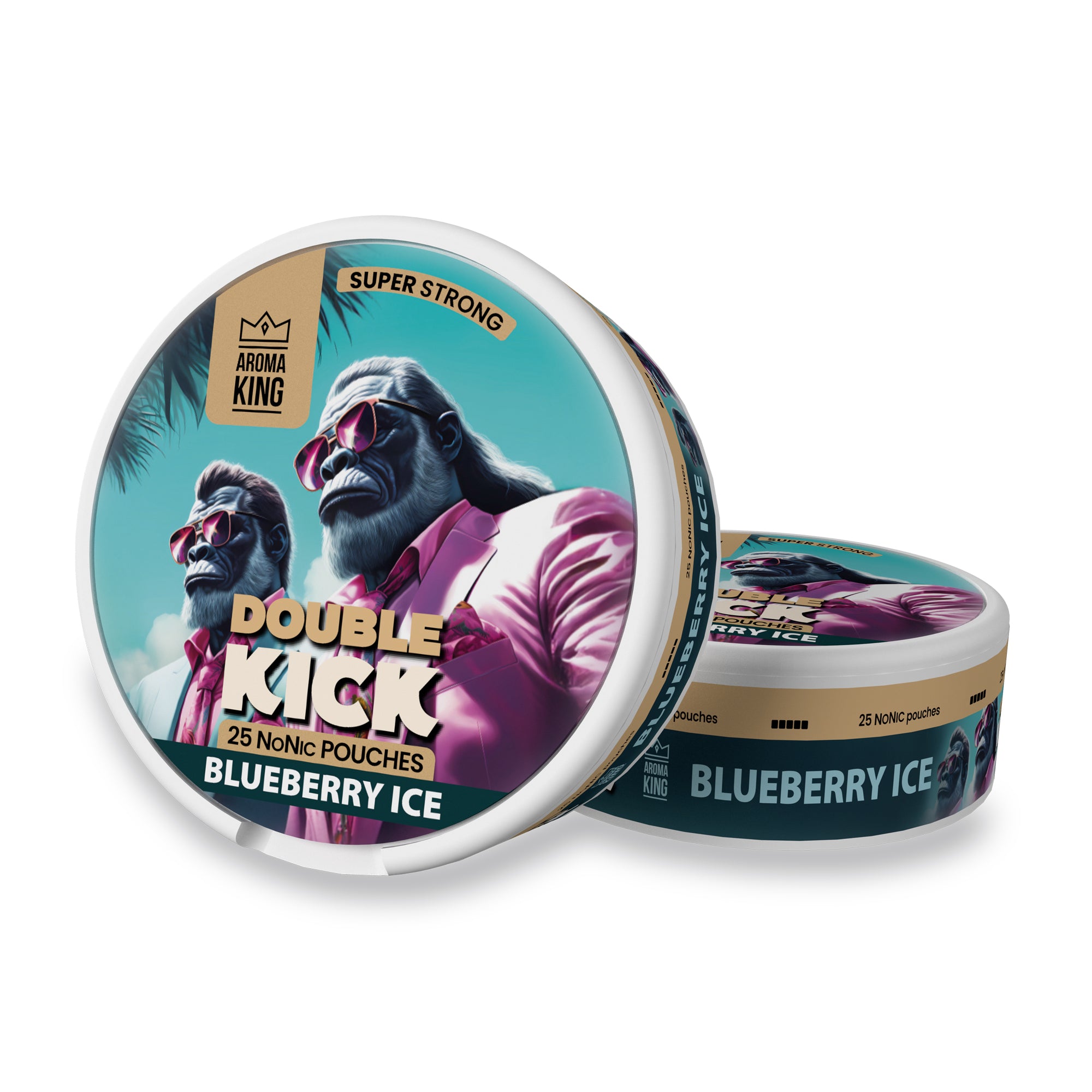 Aroma king double kick blueberry ice nonic pouches 