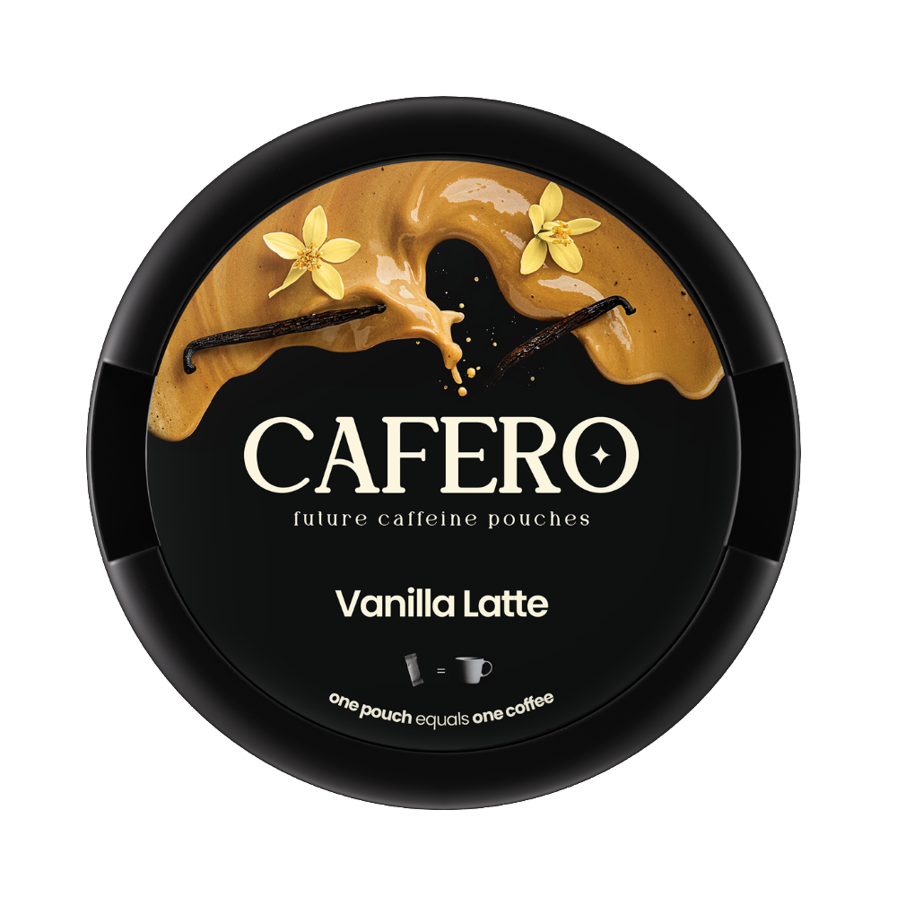 CAFERO Vanilla Latte Energy Pouches 80mg