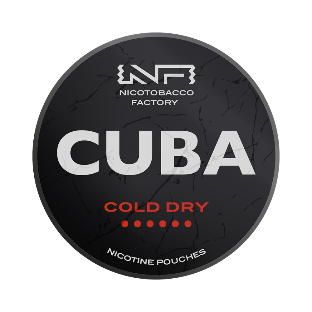 Cuba Blackline Cold Dry Nicotine Pouches
