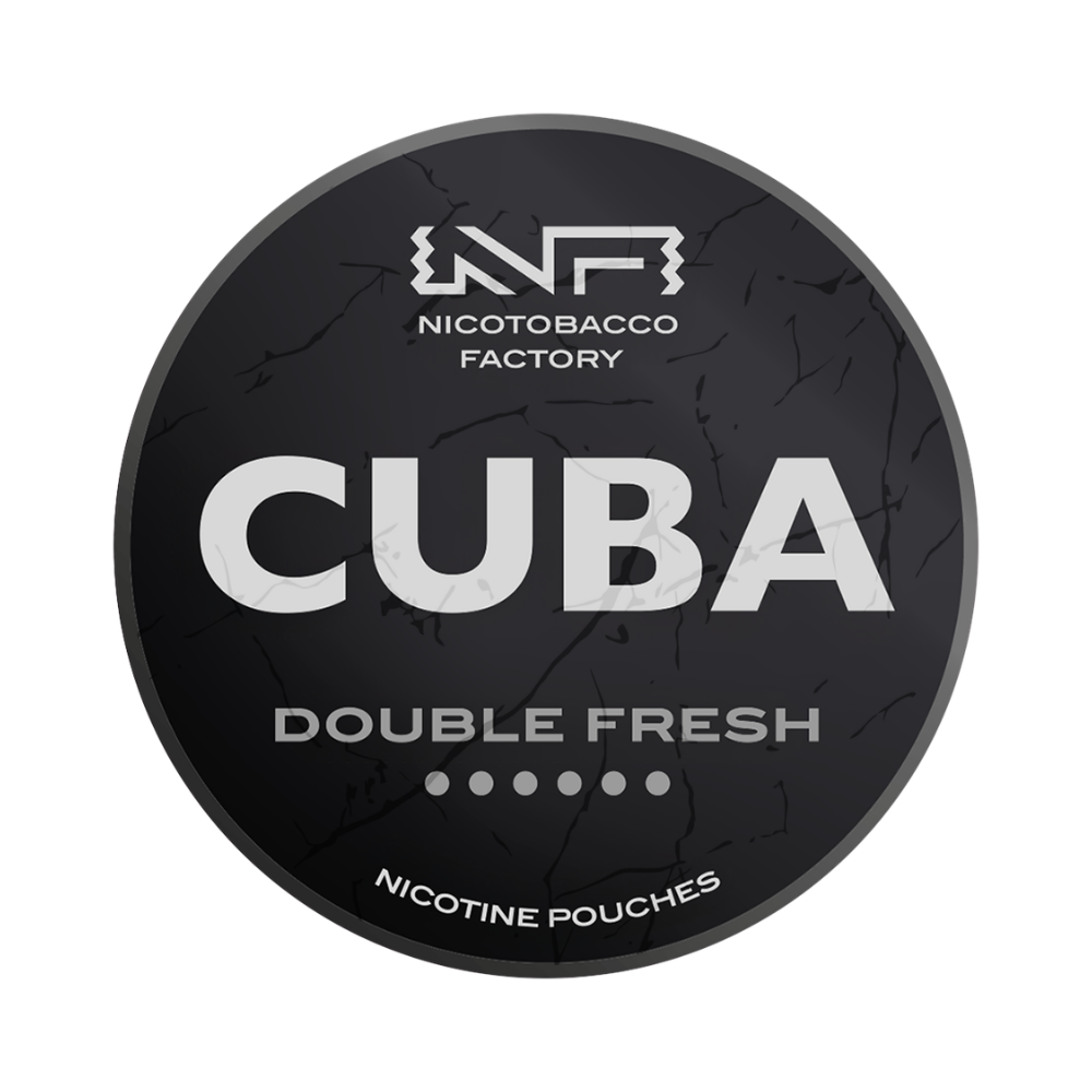 Cuba Blackline Double Fresh Nicotine Pouches