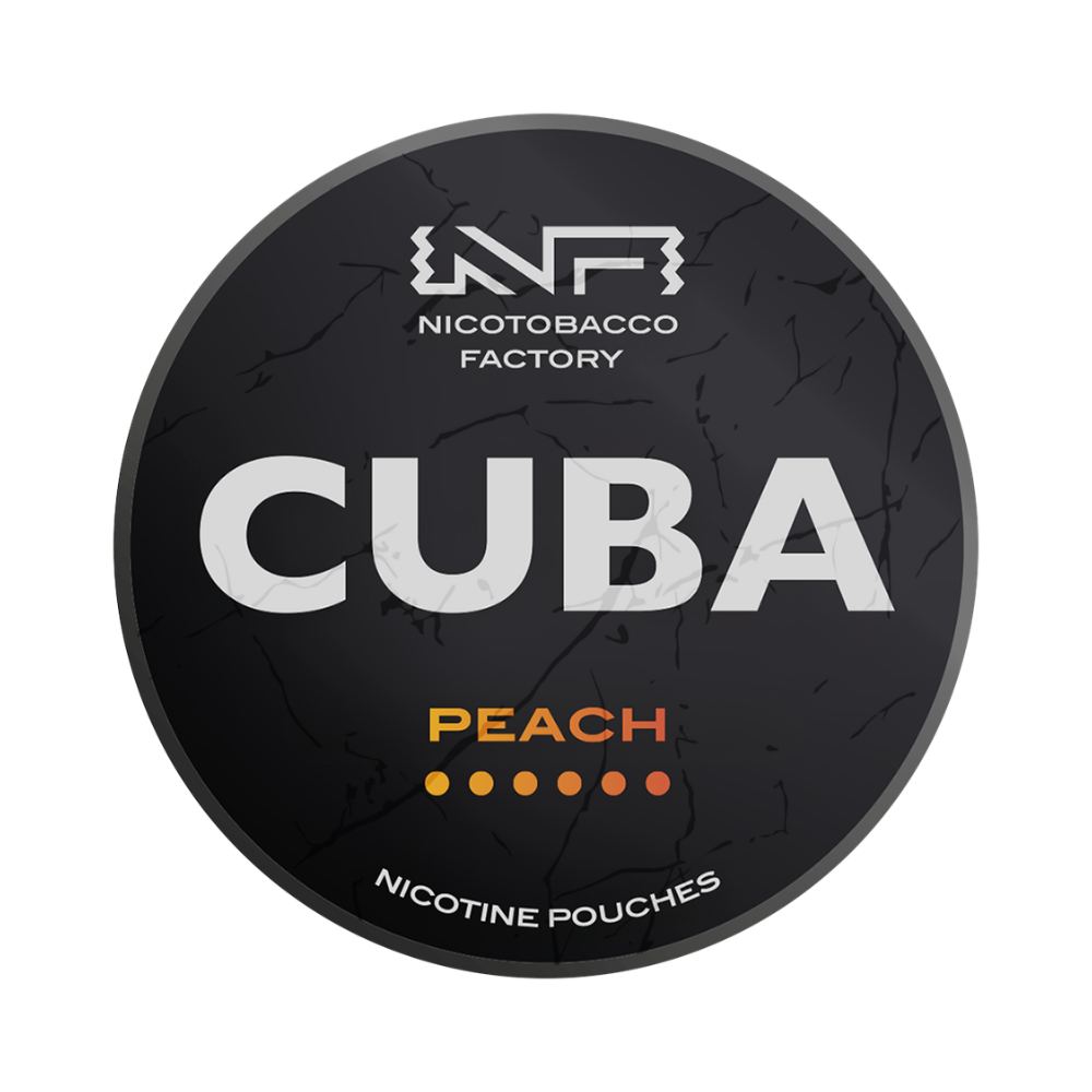 Cuba Blackline Peach Nicotine Pouches