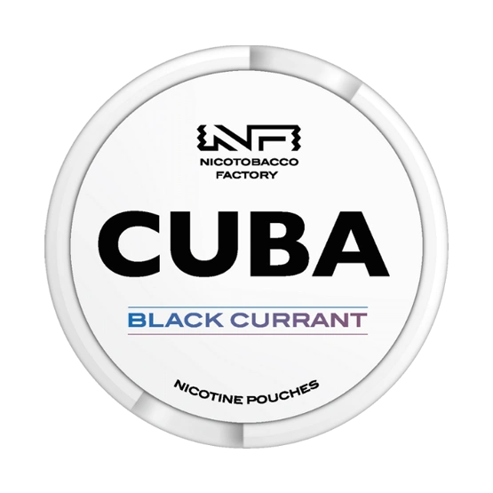 Cuba black currant white line snus 