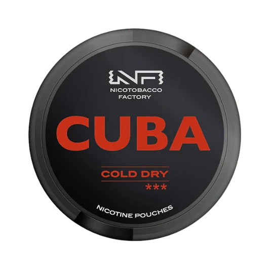 Cuba cold dry nicotine pouches 43mg