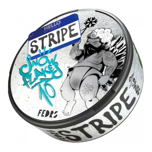 Fedrs stripe snowflake nicotine pouches 