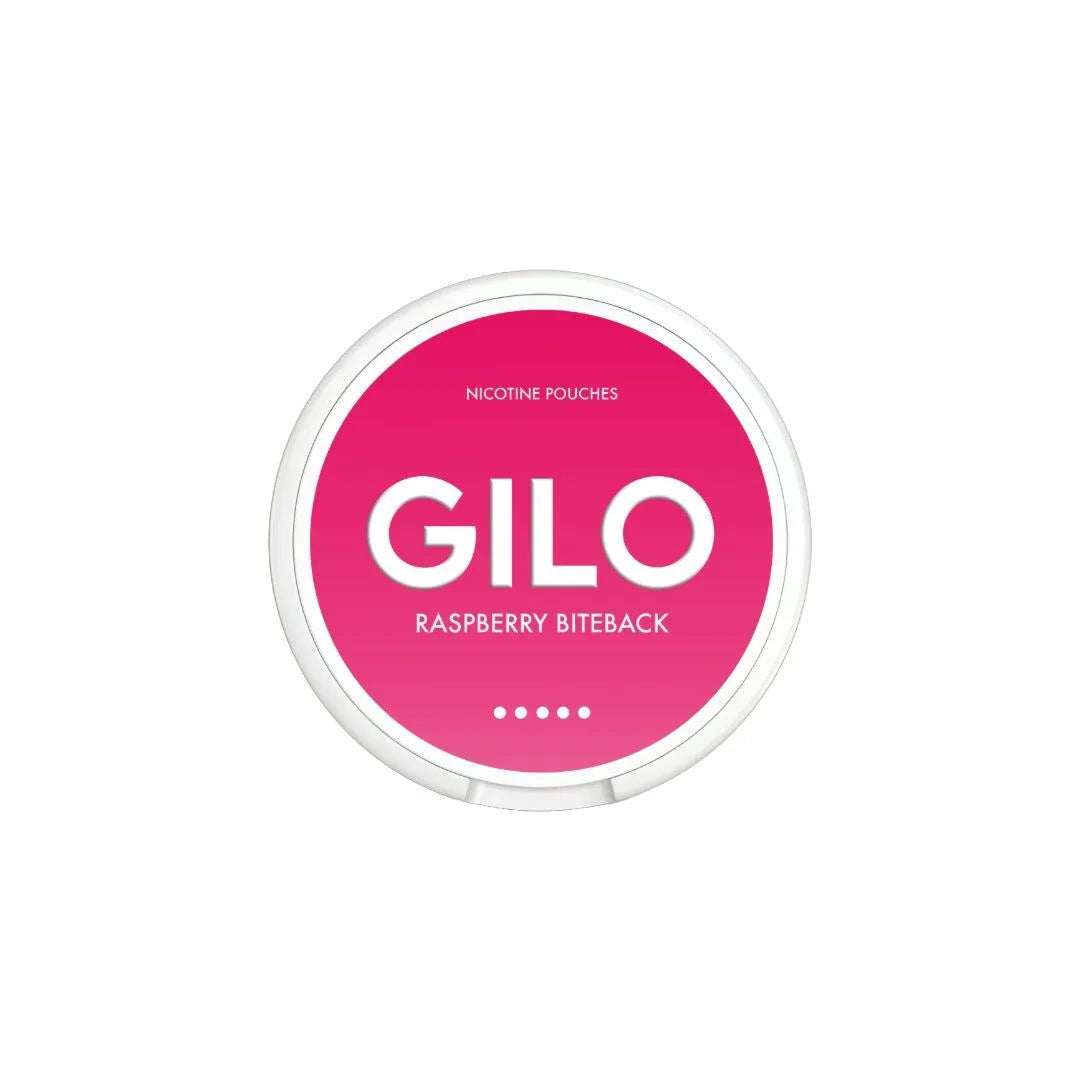 Gilo raspberry nicotine pouches