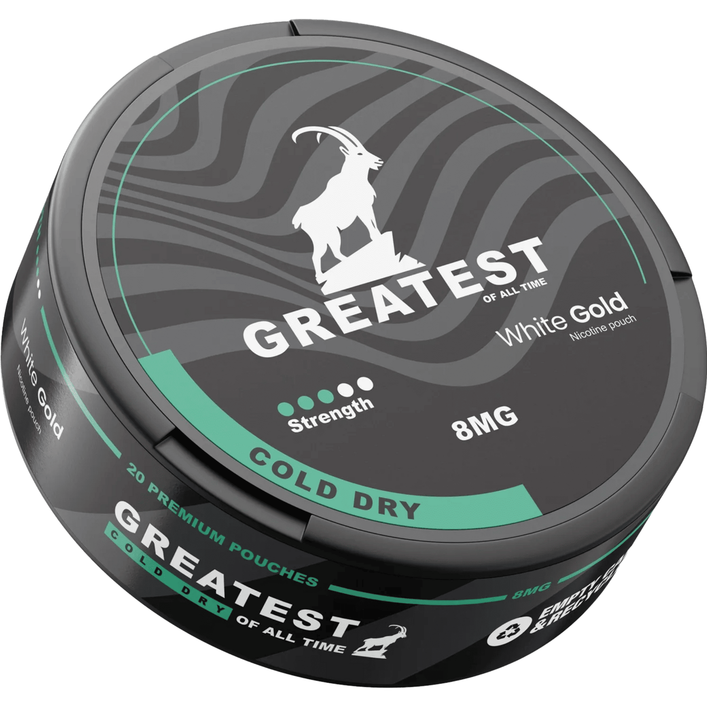 Greatest cold dry nicotine pouches 8mg 