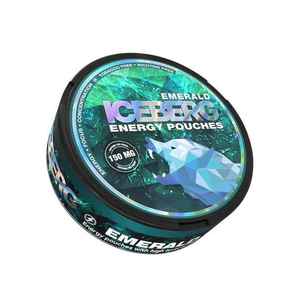 Iceberg emerald caffeine pouches - 150mg