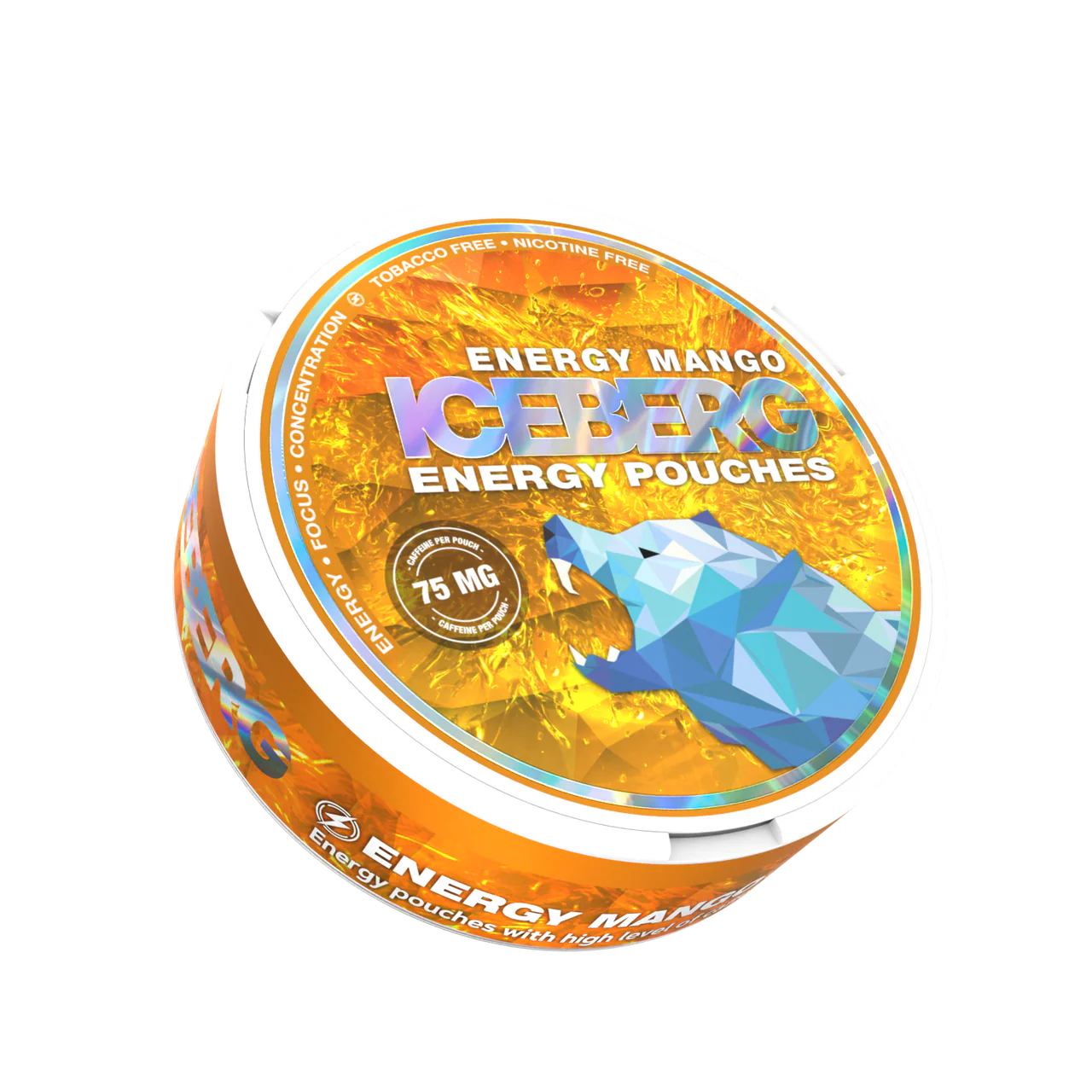 Iceberg energy mango caffeine pouches - 75mg