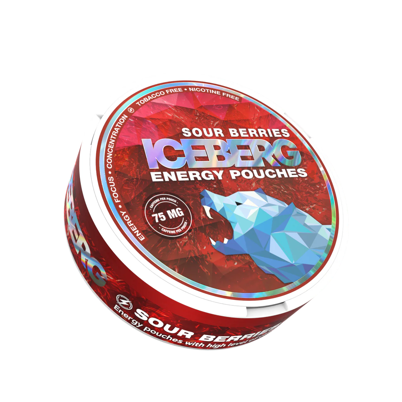 Iceberg Sour Berries Caffeine Pouches - 75mg