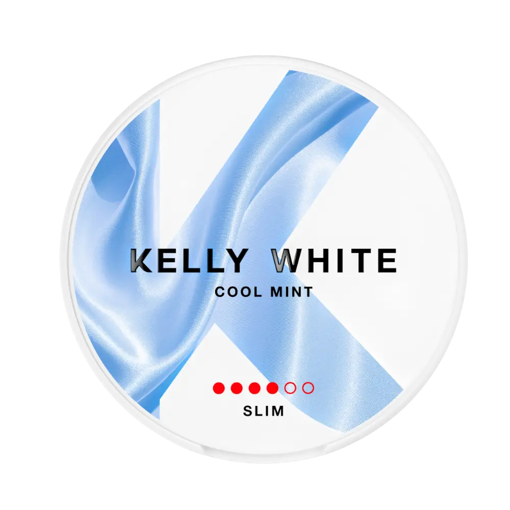 Kelly White Cool Mint nicotine pouches 8mg