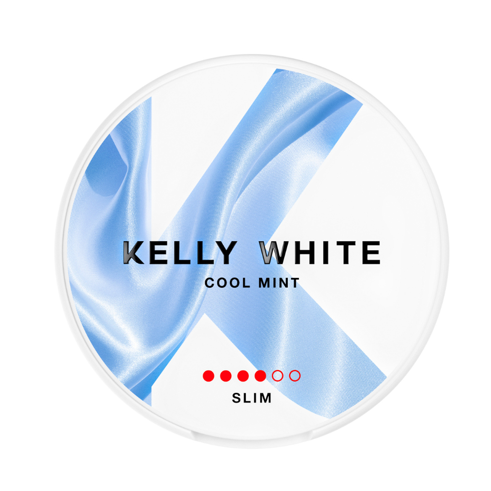 Kelly White Cool Mint Nicotine Pouches 8mg 