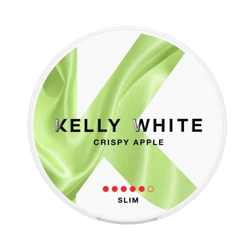 Kelly White crisp apple nicotine pouches 10mg