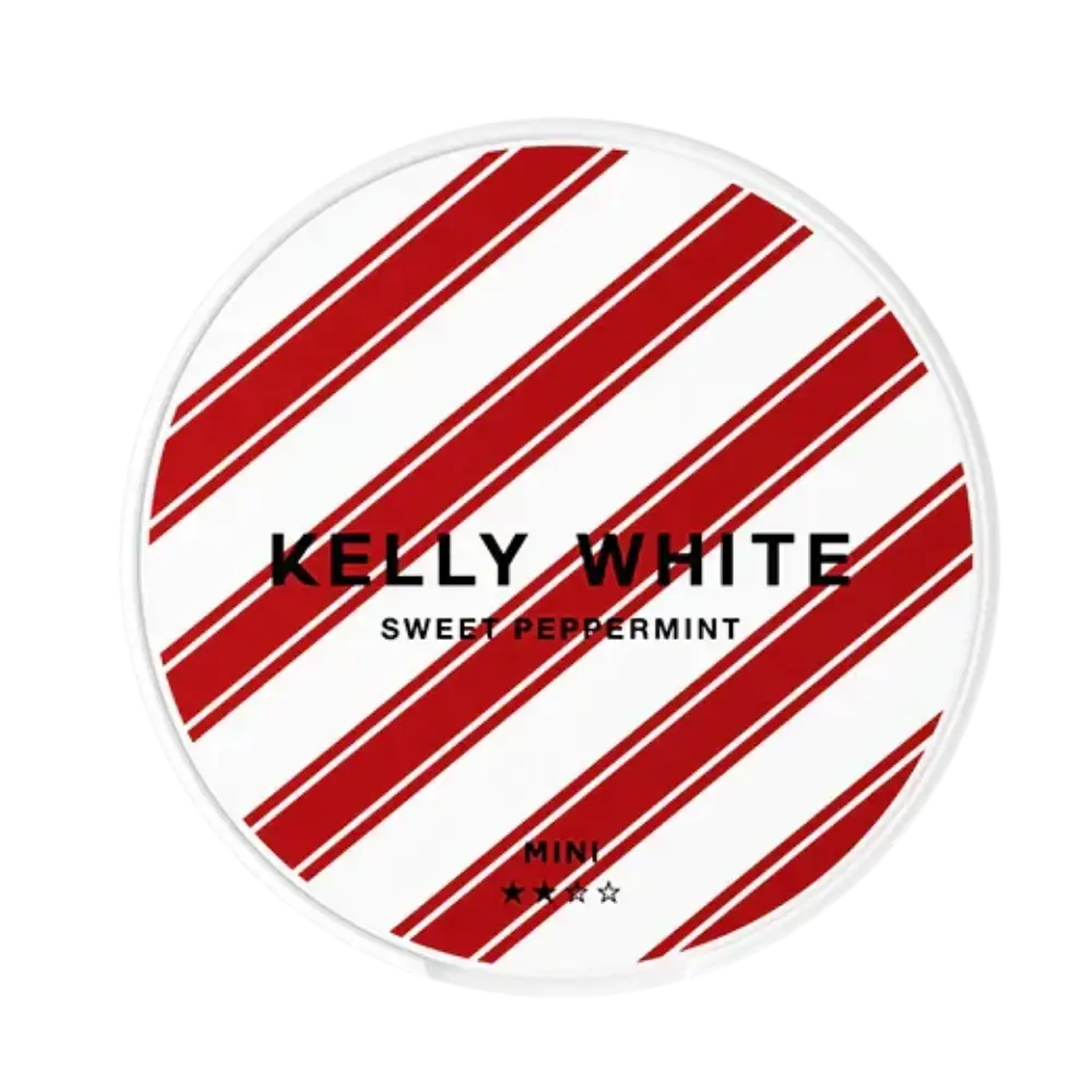 Kelly White Sweet Peppermint Mini nicotine pouches 6mg