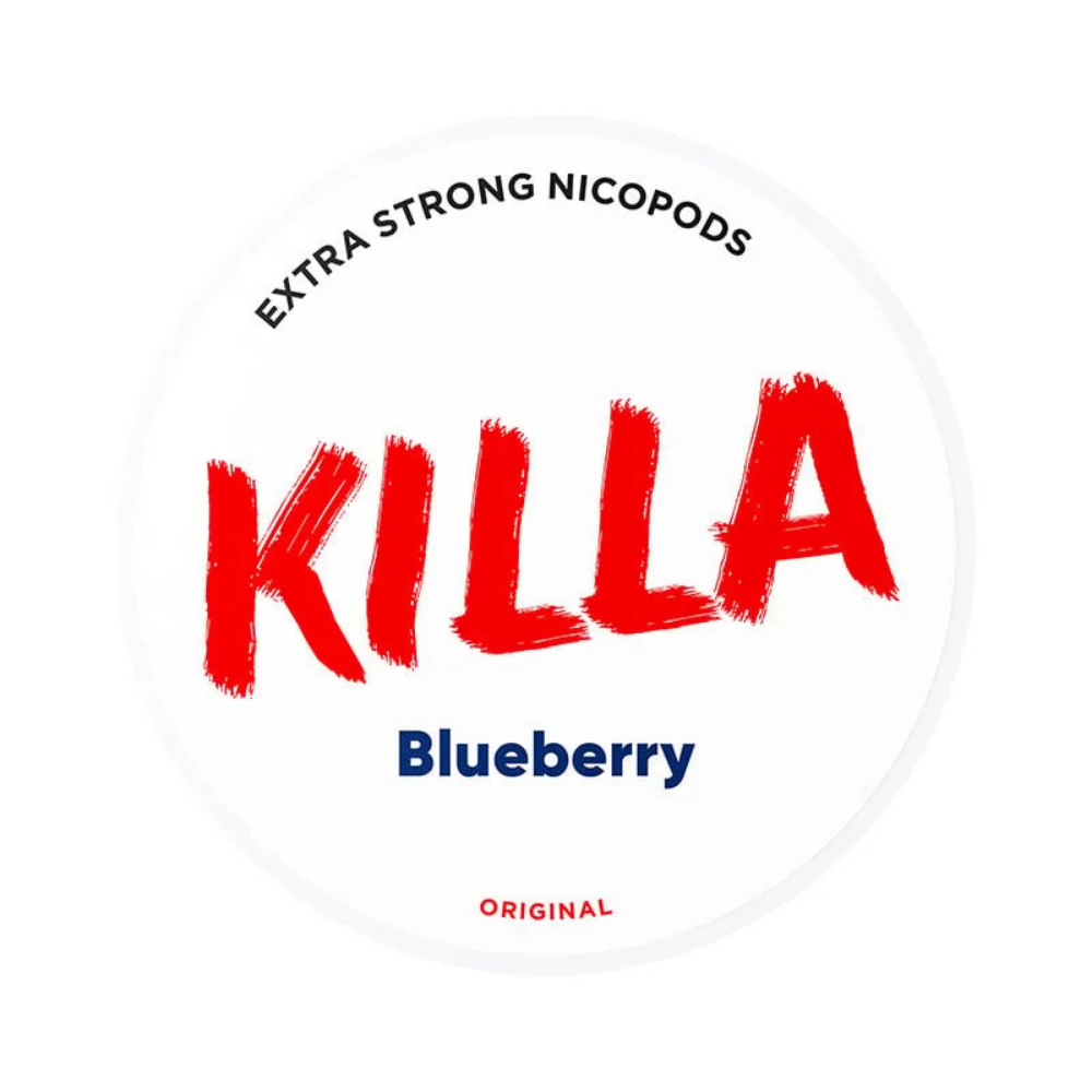 Killa blueberry nicotine pouches