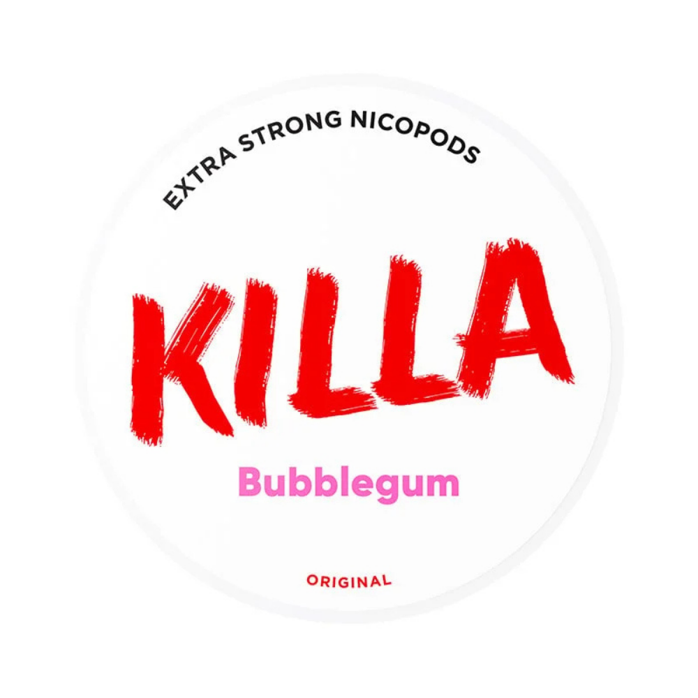 Killa bubblegum nicotine pouches