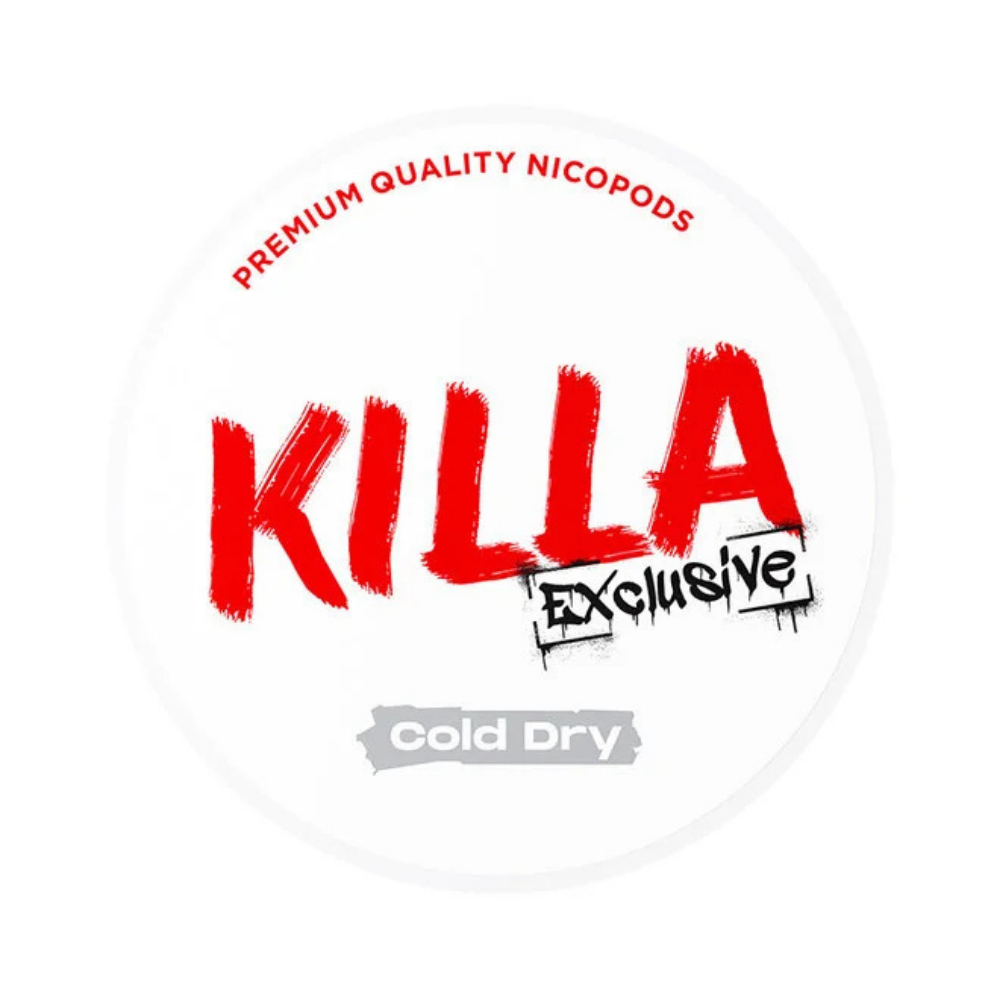 Killa Cold Dry Nicotine Pouches 16mg