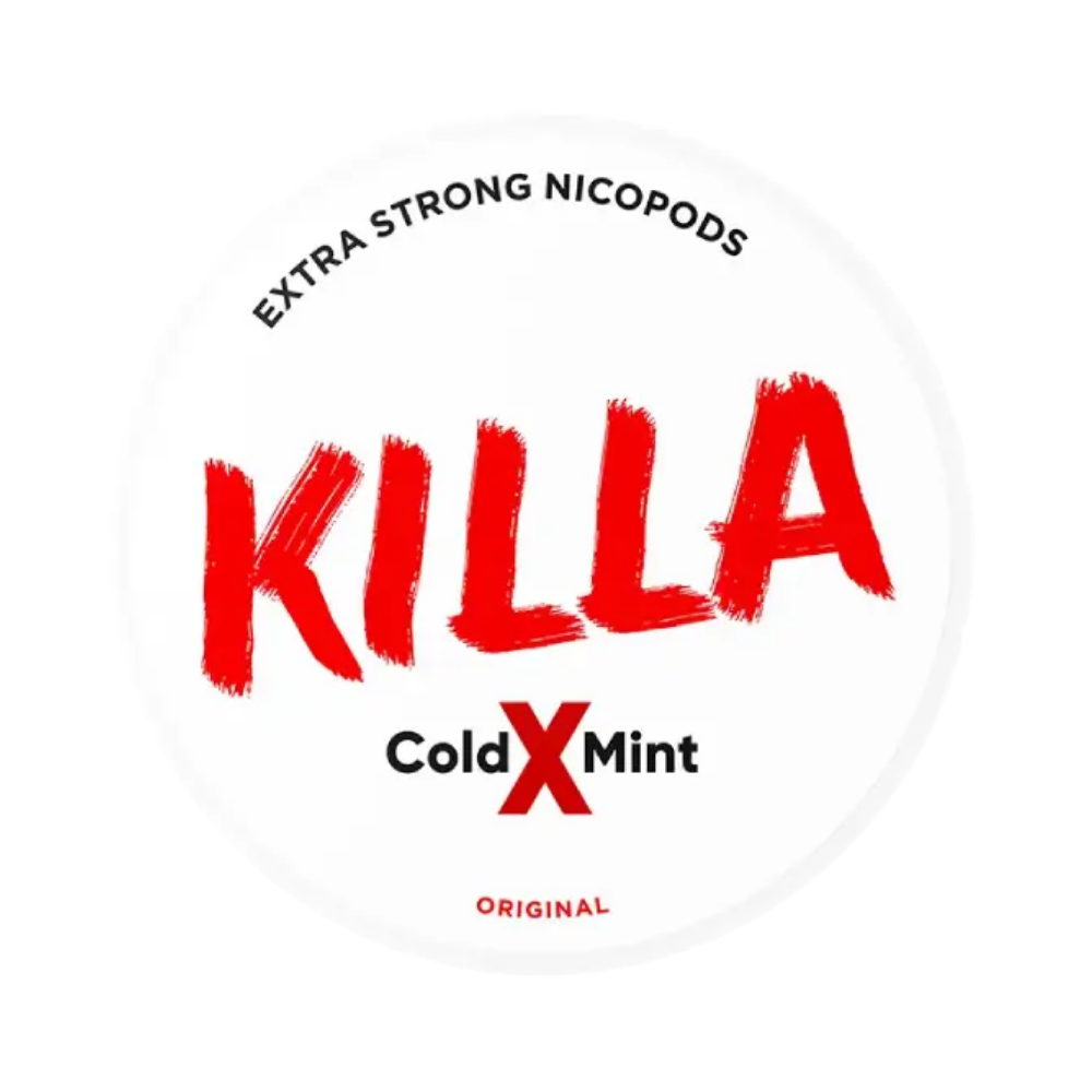 Killa Cold X Mint Nicotine Pouches 16mg