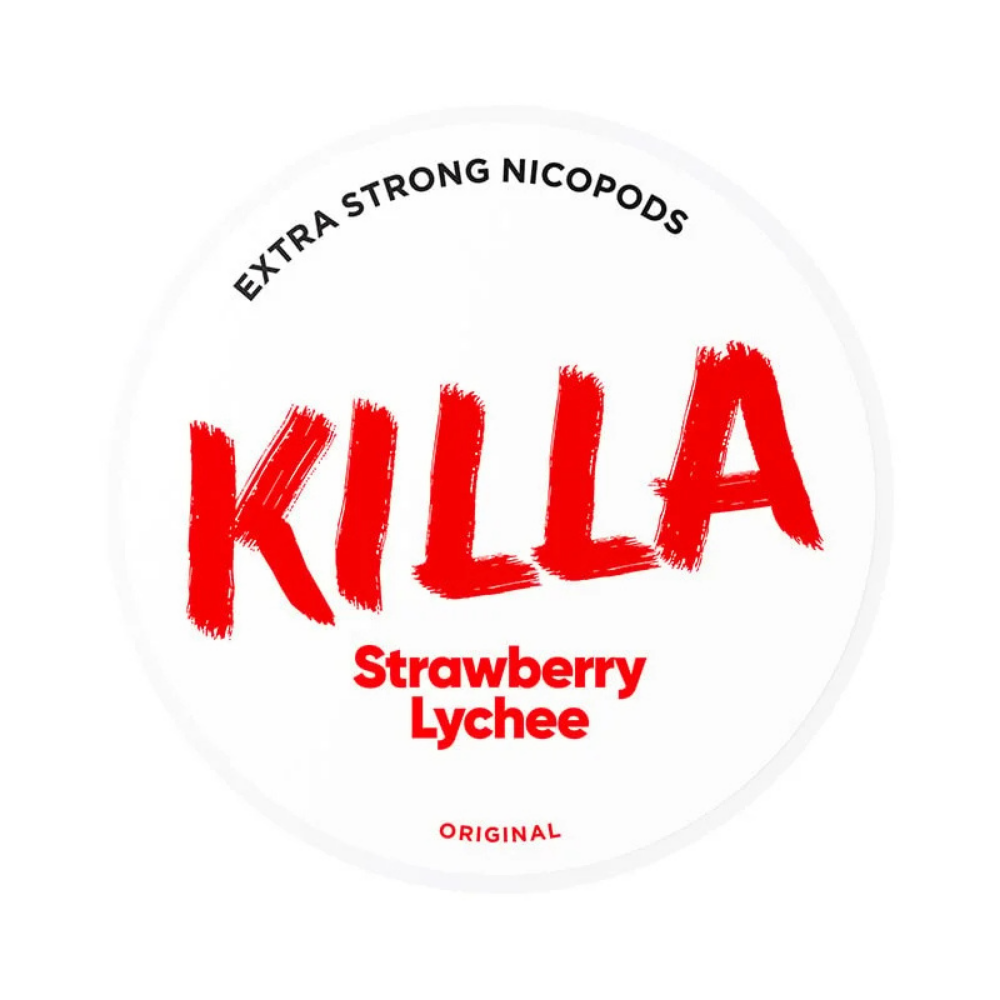 Killa strawberry lychee nicotine pouches