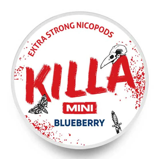 Killa blueberry mini nicotine pouches 