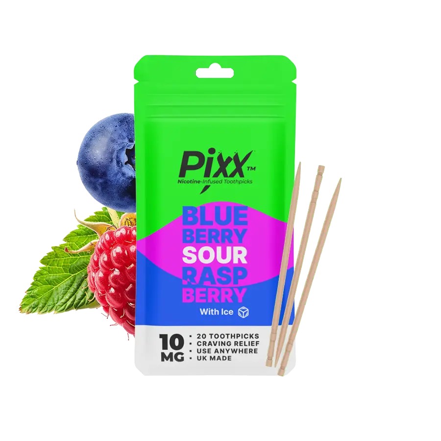 Nicotine toothpicks blueberry sour raspberry Nicpix 10mg