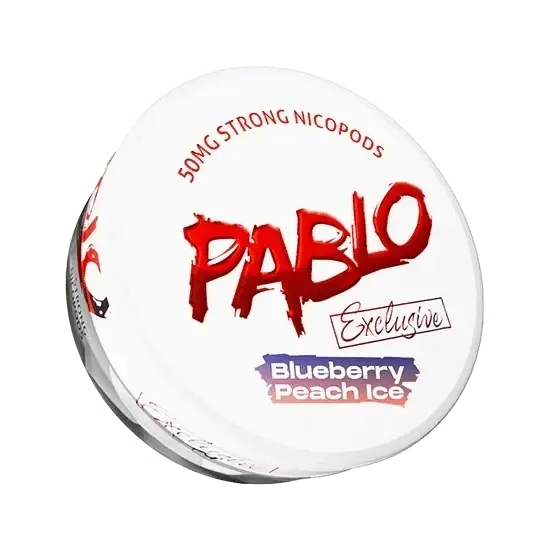 Pablo blueberry peach ice nicotine pouches