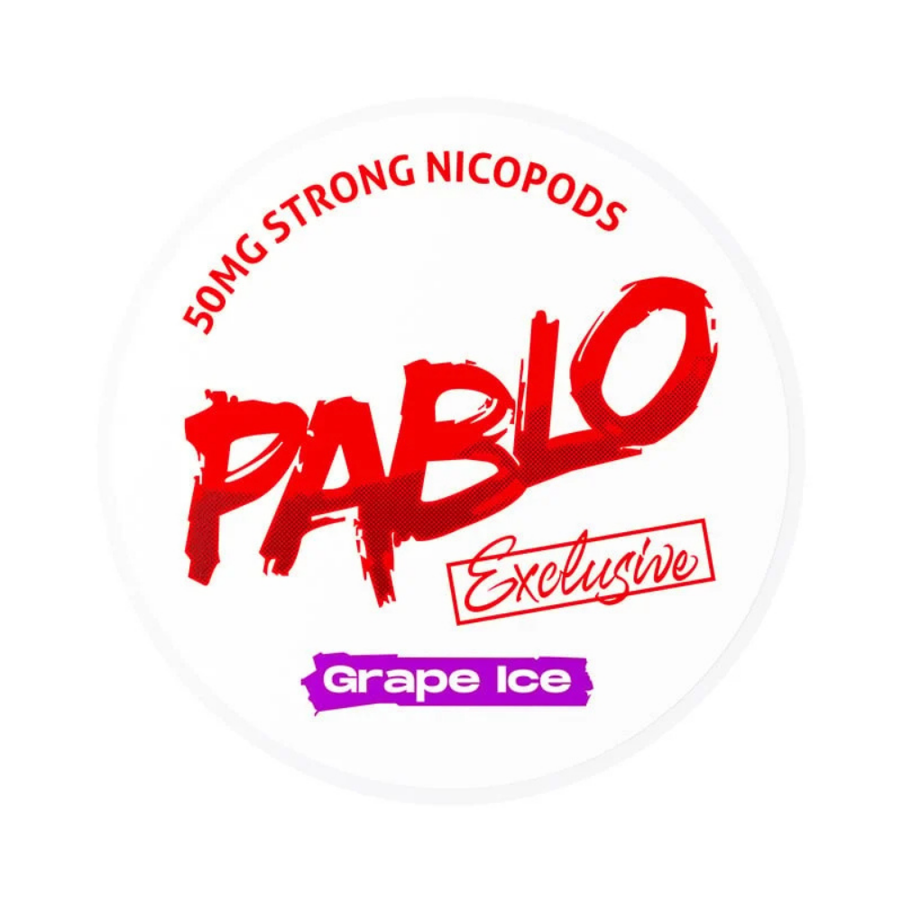 Pablo grape ice nicotine pouches