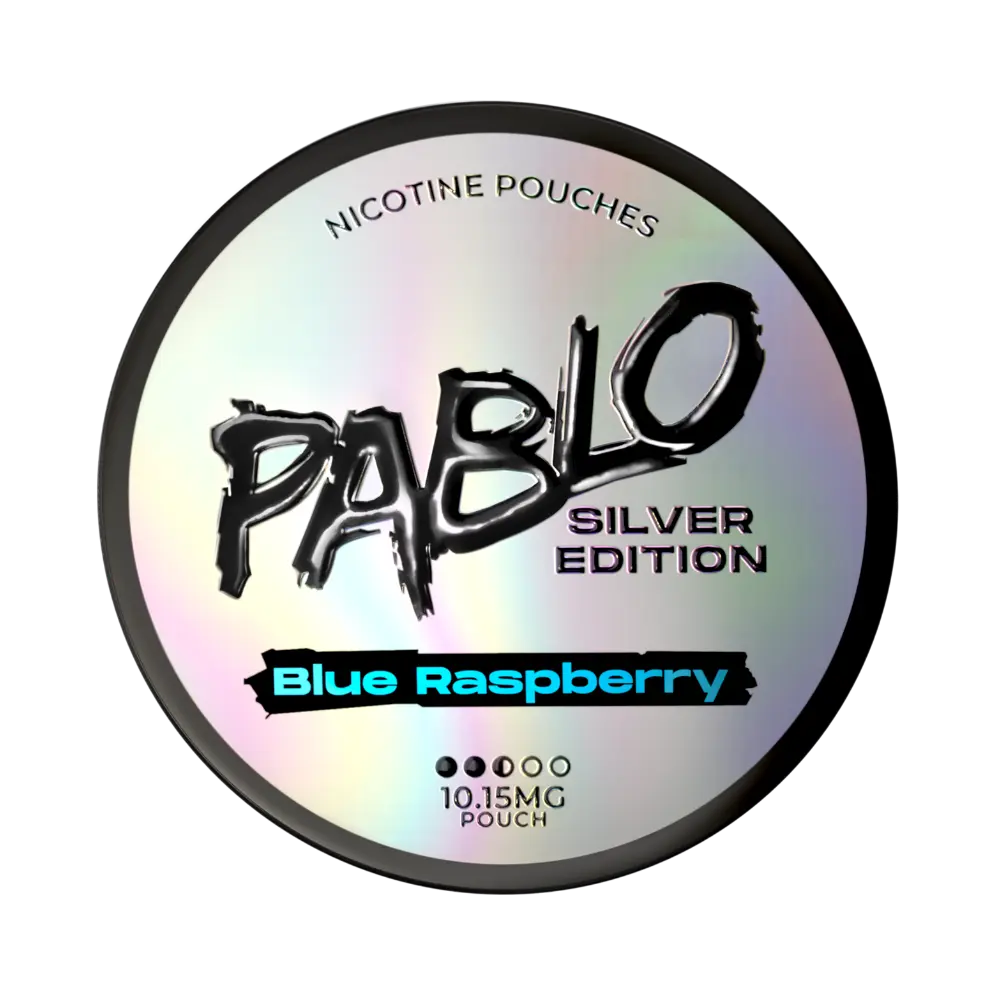 Pablo blue raspberry silver edition 10.15mg nicotine pouches 