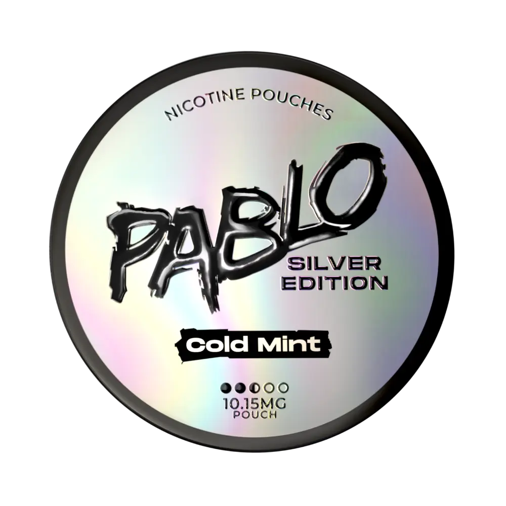Pablo cold mint silver edition 10.15mg nicotine pouches 