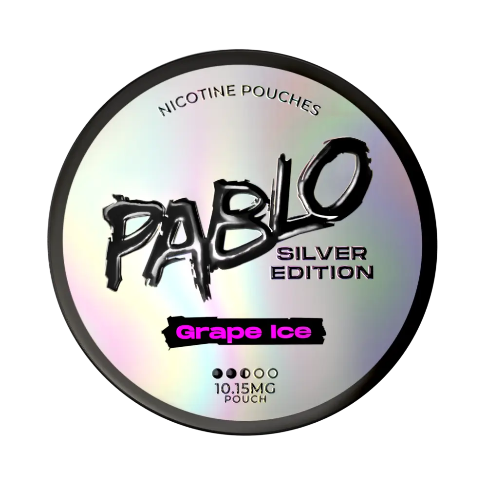 Pablo grape ice silver edition 10.15mg nicotine pouches 