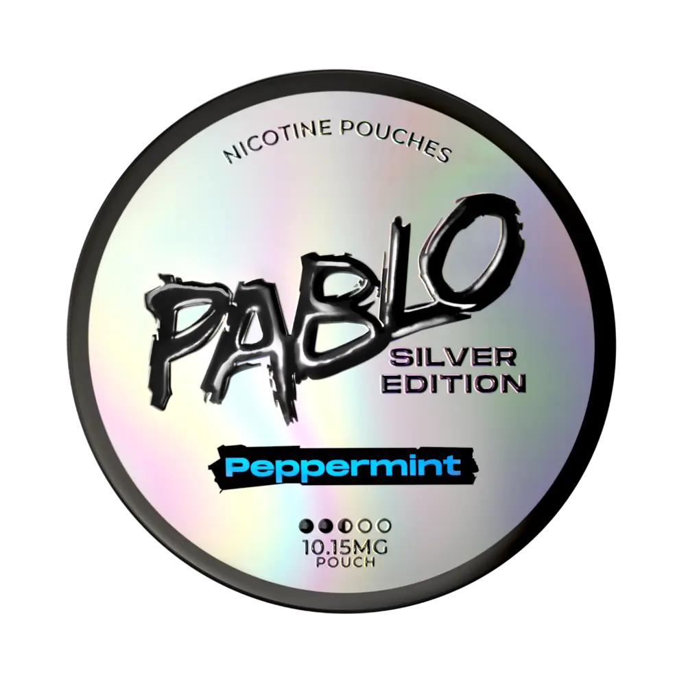 Pablo peppermint silver edition 10.15mg nicotine pouches 